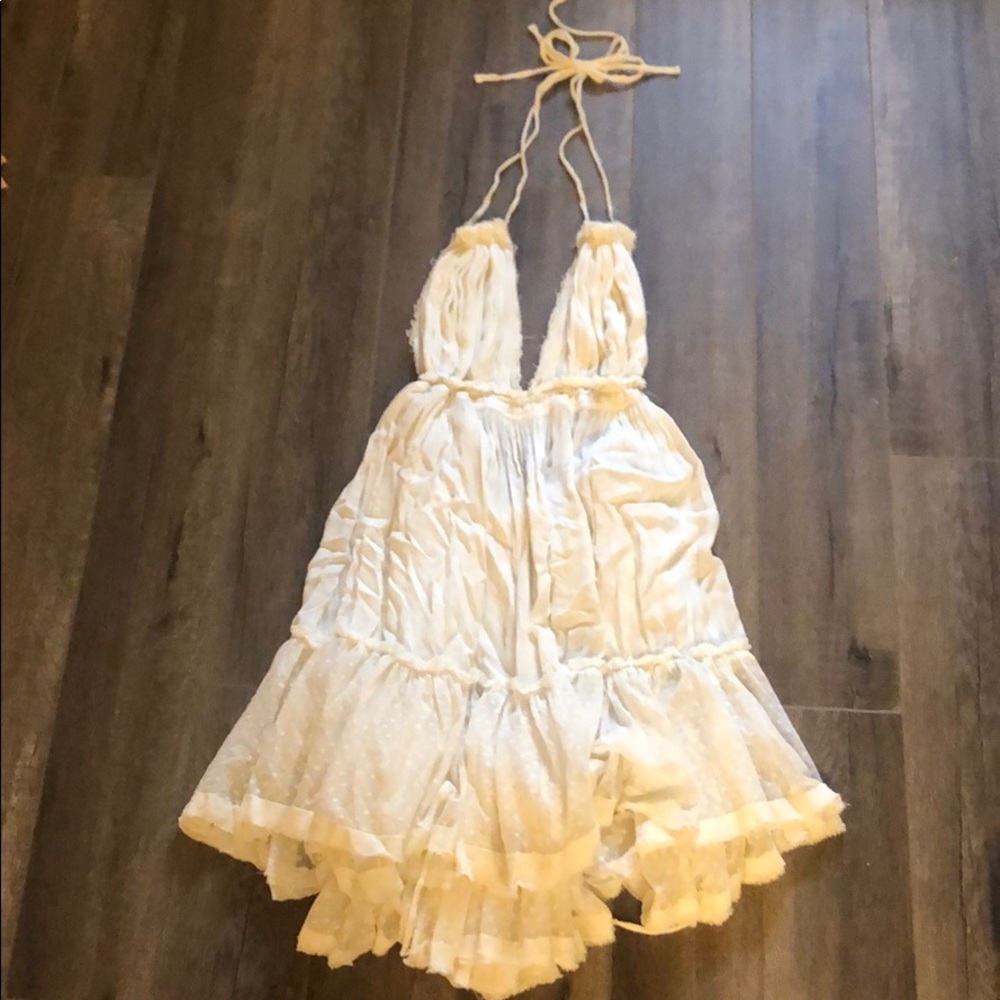 White free people dress